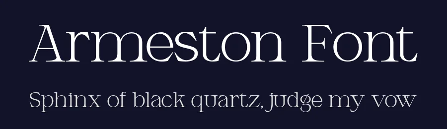 Armeston Font by tebaltipiss — Serif Font — thumbnail 2