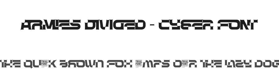 Armies Divided – Cyber Font by 177Studio — Display Font