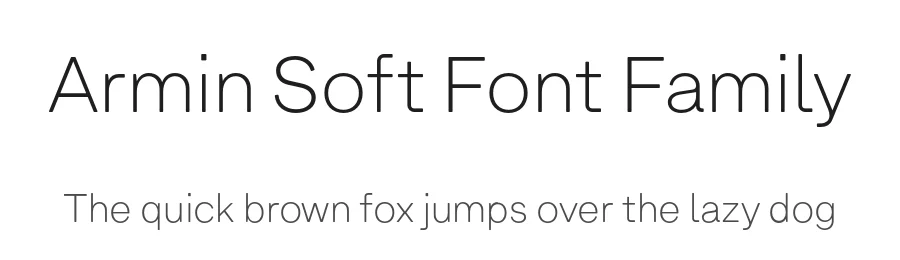 Armin Soft Font Family by W Type Foundry β Sans Serif Font