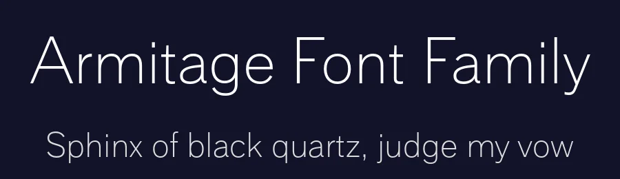 Armitage Font Family by Dunwich Type — Decorative Font — thumbnail 2