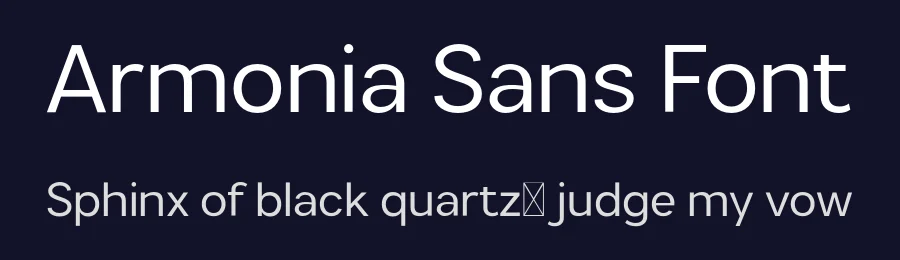 Armonia Sans Font by vpcreativeshop — Sans Serif Font — thumbnail 2