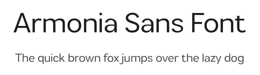 Armonia Sans Font by vpcreativeshop — Sans Serif Font
