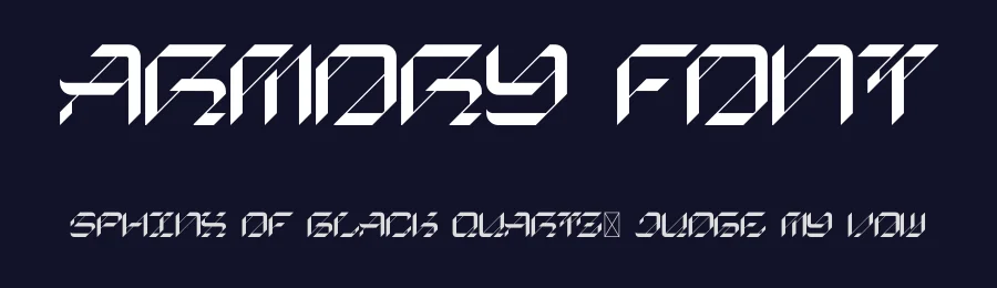 Armory Font by Charles Scott — Display Font — thumbnail 2