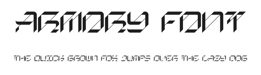 Armory Font by Charles Scott โ Display Font