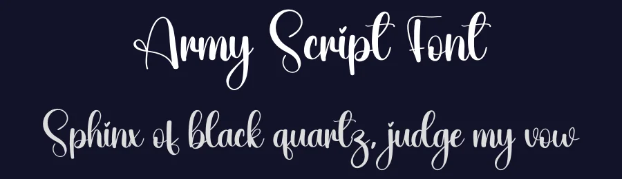 Army Script Font by creativeletter — Script Handwritten Font — thumbnail 2