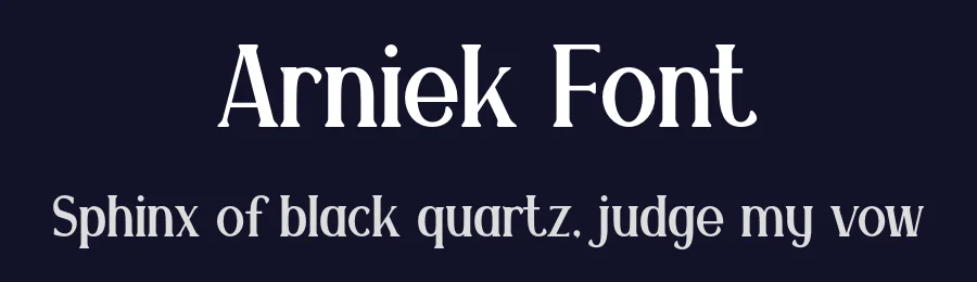 Arniek Font by Imoodev — Serif Font — thumbnail 2