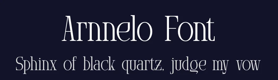 Arnnelo Font by Gracetypestudio — Display Font — thumbnail 2