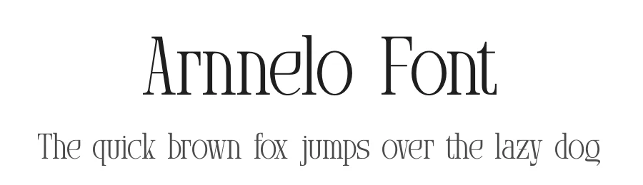 Arnnelo Font by Gracetypestudio — Display Font