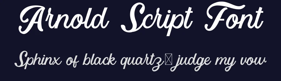 Arnold Script Font by wibisono2001 — Script Handwritten Font — thumbnail 2