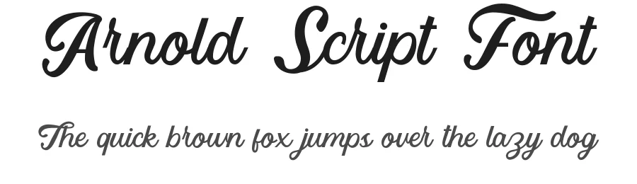 Arnold Script Font by wibisono2001 — Script Handwritten Font