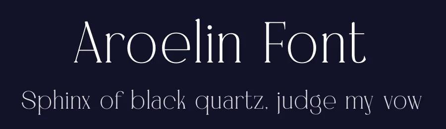 Aroelin Font by Rismatype — Serif Font — thumbnail 2