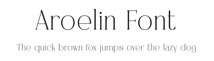 Aroelin Font by Rismatype — Serif Font