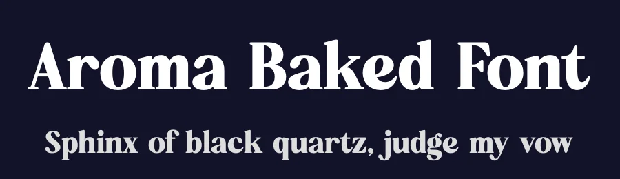 Aroma Baked Font by timelesstype.co — Serif Font — thumbnail 2