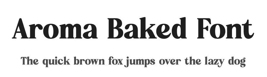 Aroma Baked Font by timelesstype.co — Serif Font