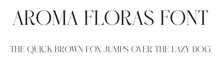 Aroma Floras Font by timelesstype.co — Serif Font