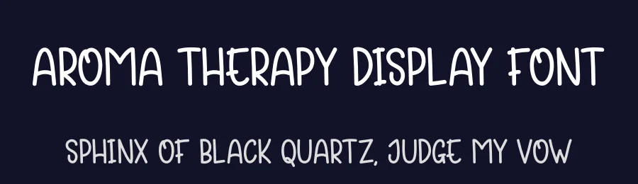 Aroma Therapy Display Font by andikastudio — Script Handwritten Font — thumbnail 2