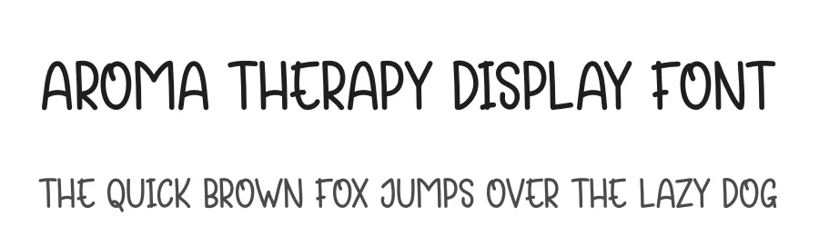 Aroma Therapy Display Font by andikastudio — Script Handwritten Font
