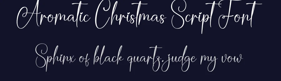 Aromatic Christmas Script Font by creativeletter — Script Handwritten Font — thumbnail 2