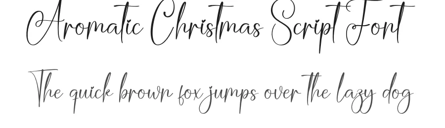 Aromatic Christmas Script Font by creativeletter — Script Handwritten Font