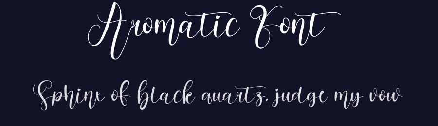 Aromatic Font by creativeletter — Script Handwritten Font — thumbnail 2