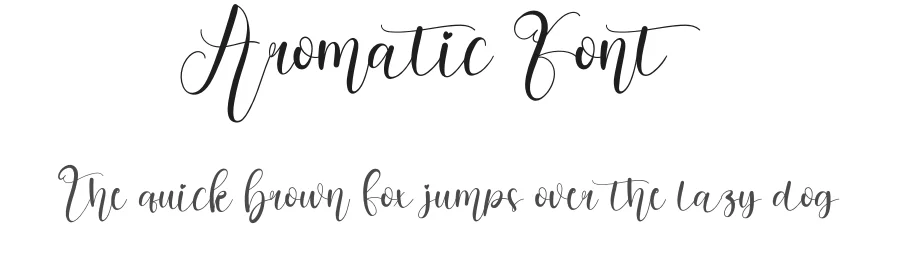 Aromatic Font by creativeletter — Script Handwritten Font
