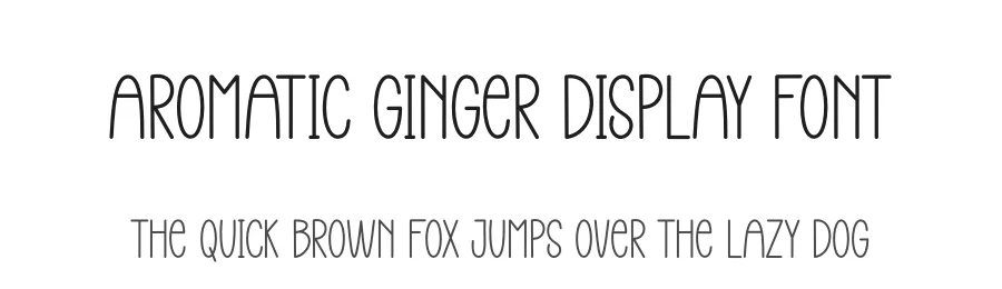 Aromatic Ginger Display Font by creativeletter — Display Font