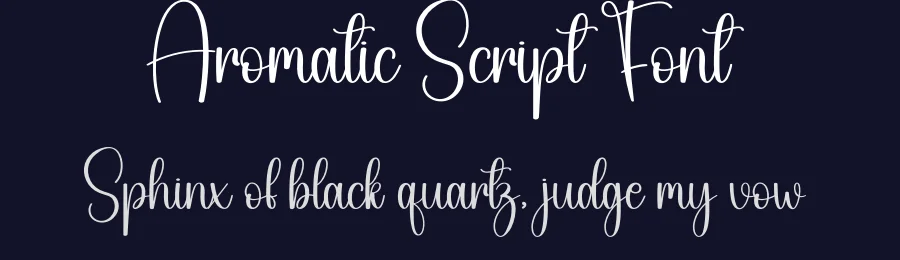 Aromatic Script Font by creativeletter — Script Handwritten Font — thumbnail 2
