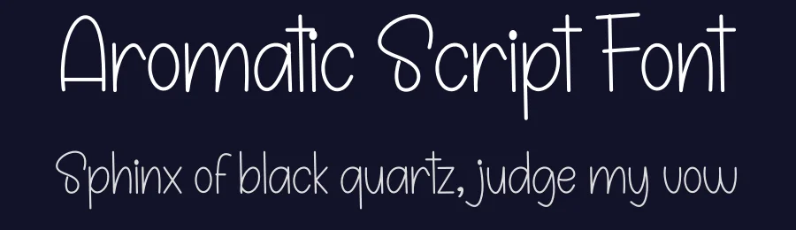 Aromatic Script Font by freshtypeink — Display Font — thumbnail 2