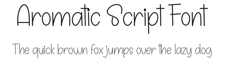 Aromatic Script Font by freshtypeink — Display Font