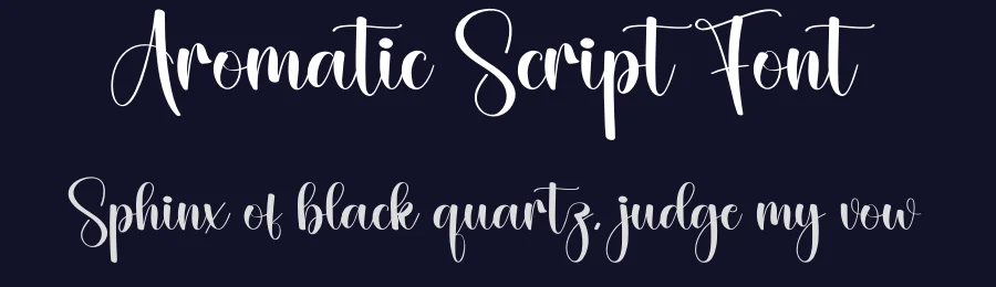Aromatic Script Font by creativeletter — Script Handwritten Font — thumbnail 2