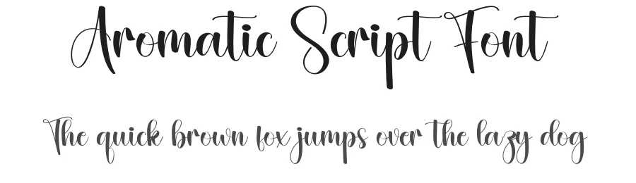 Aromatic Script Font by creativeletter — Script Handwritten Font