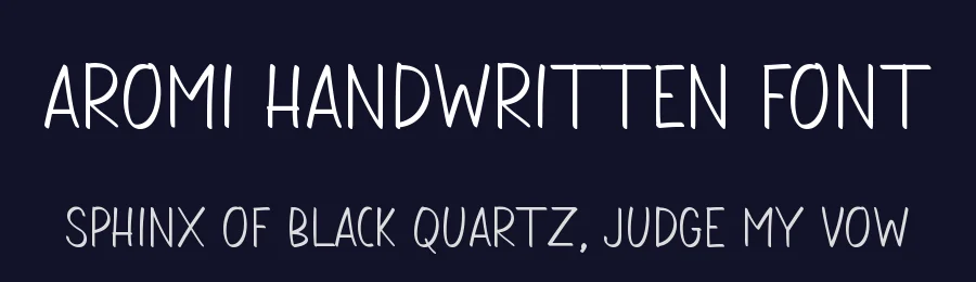 Aromi Handwritten Font by Letteratom — Script Handwritten Font — thumbnail 2