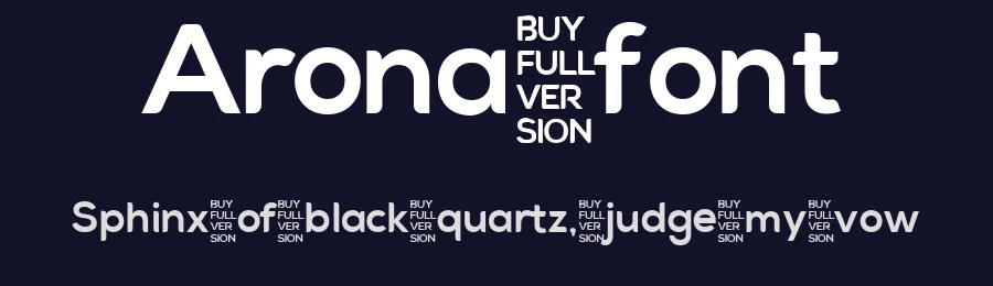 Arona font by Arvind Kumar — Display Font — thumbnail 2