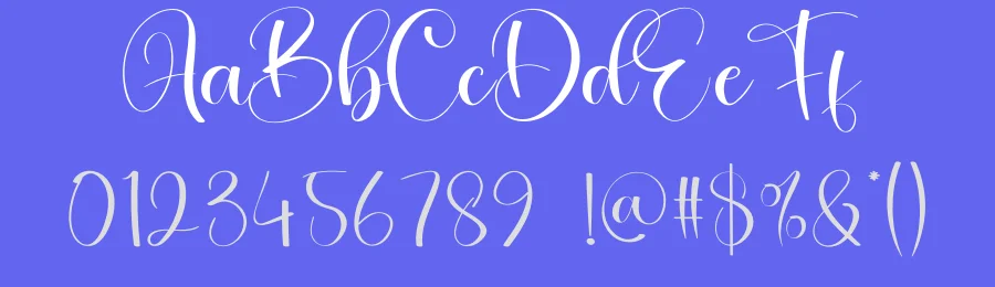Around Calligraphy Font by creativeletter — Script Handwritten Font — thumbnail 3