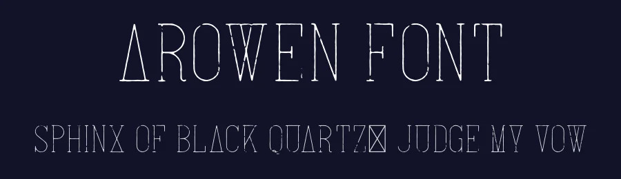Arowen Font by vp_creative_shop — Decorative Font — thumbnail 2