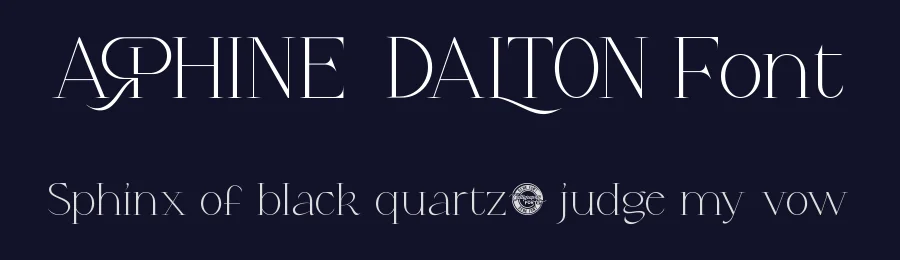 Arphine Dalton Font by CalligraphyFonts.net — Display Font — thumbnail 2