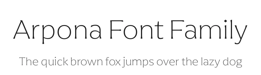Arpona Font Family by floodfonts β Serif Font