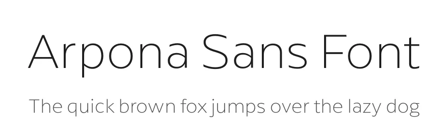 Arpona Sans Font by floodfonts β Sans Serif Font
