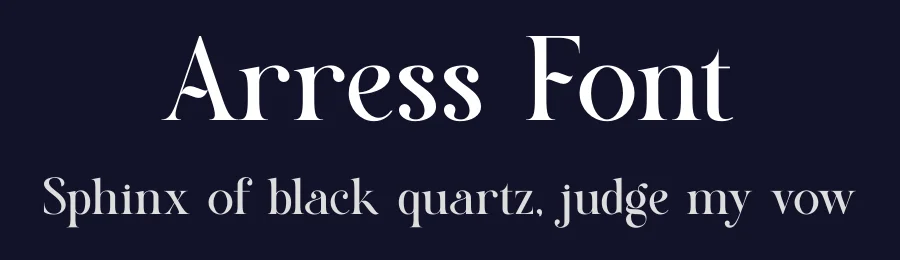 Arress Font by SURATMI — Serif Font — thumbnail 2