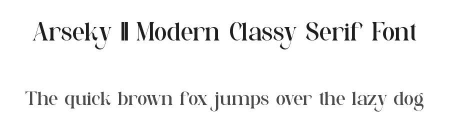 Arseky || Modern Classy Serif Font by ErmediaStudio — Serif Font
