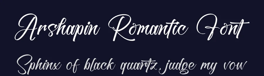 Arshapin Romantic Font by stylishtype.co — Script Handwritten Font — thumbnail 2