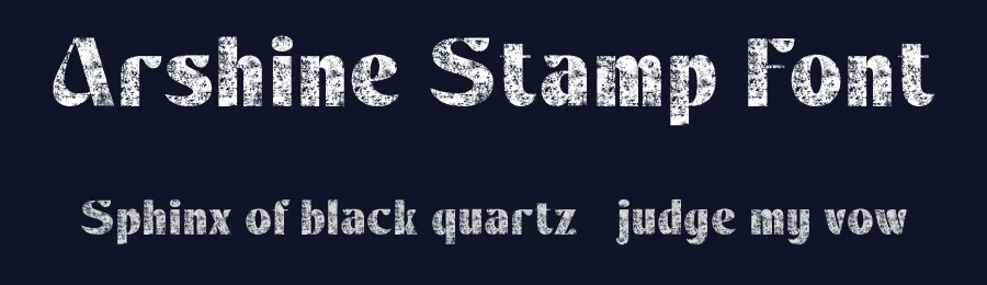 Arshine Stamp Font by craftsupplyco — Display Font — thumbnail 2