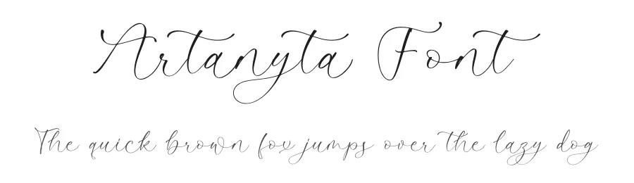 Artanyta Font by letterfabric — Script Handwritten Font