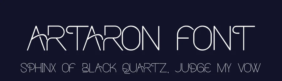 Artaron Font by hayoyuka8 — Decorative Font — thumbnail 2