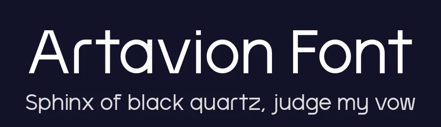 Artavion Font by valentinovergan — Display Font — thumbnail 2
