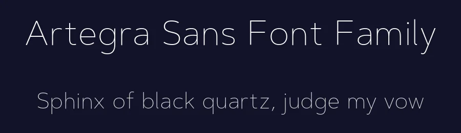 Artegra Sans Font Family by Artegra — Sans Serif Font — thumbnail 2