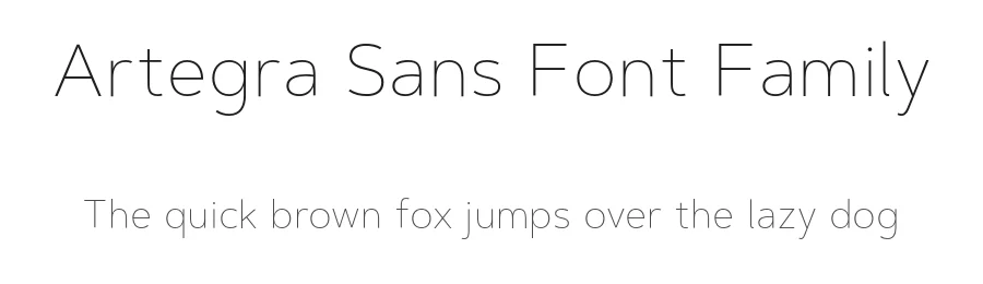 Artegra Sans Font Family by Artegra — Sans Serif Font