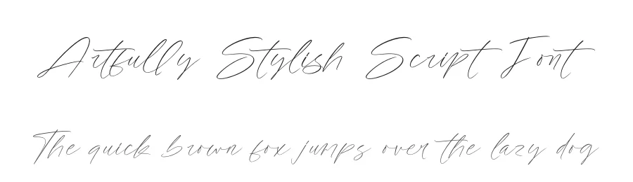 Artfully Stylish Script Font by Operatype.Co — Script Handwritten Font