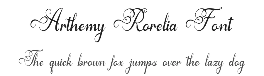 Arthemy Rorelia Font by Denustudios — Script Handwritten Font