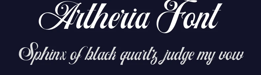 Artheria Font by Fortunes Co — Script Handwritten Font — thumbnail 2